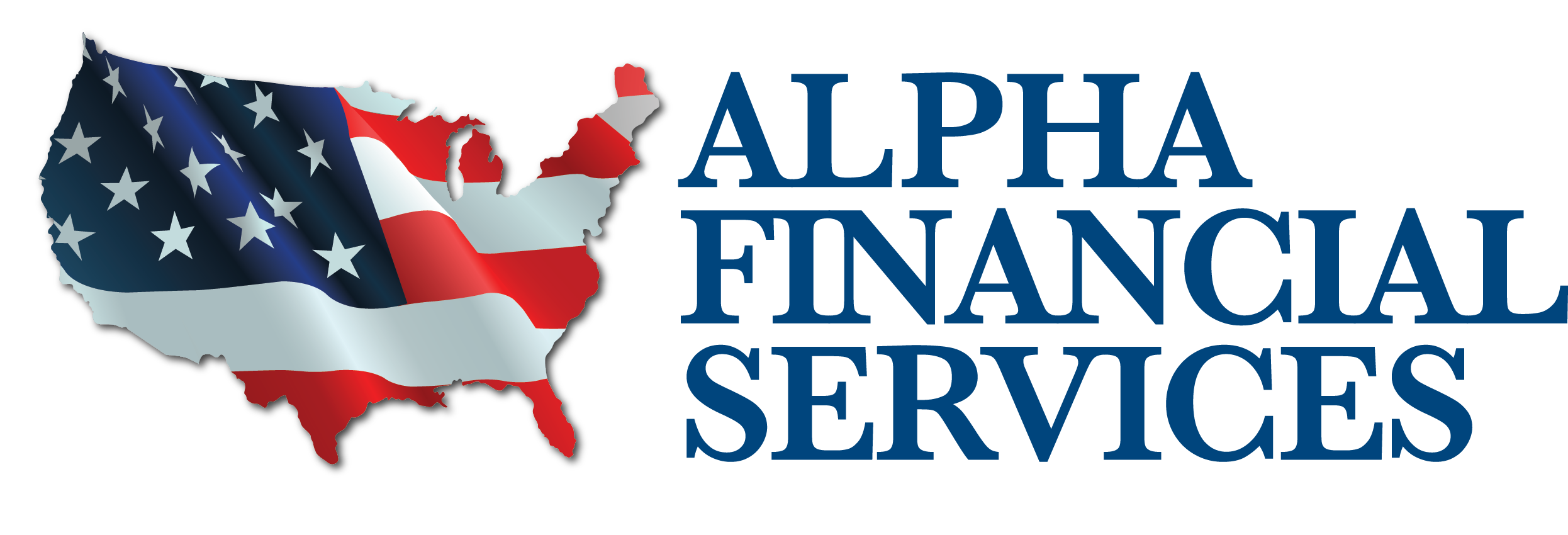 alpha financial services logo for golf tournament sponsorship