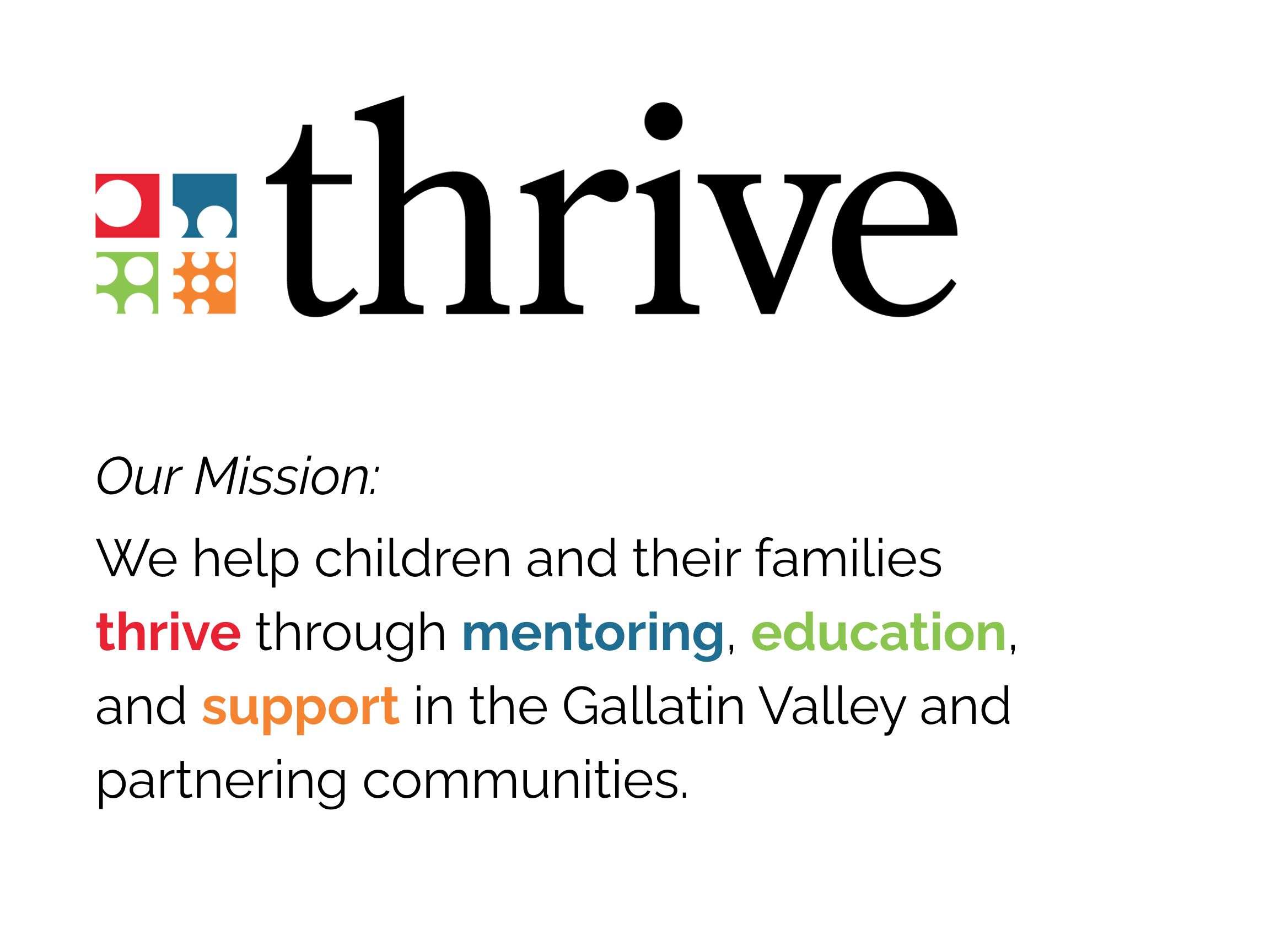 Thrive Mission Statement